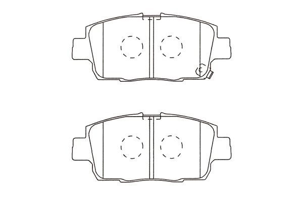 KAVO PARTS Комплект тормозных колодок, дисковый тормоз BP-9144